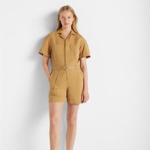 Club Monaco Short Sleeve Utility Jumpsuit size 10